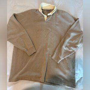 Essentials Men's Tan Crewneck Sweater